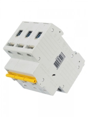 Выключатель автоматический модульный 3п C 32А 6кА ВА47-60M IEK MVA31-3-032-C MVA31-3-032-C