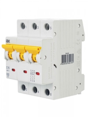 Выключатель автоматический модульный 3п C 16А 6кА ВА47-60M IEK MVA31-3-016-C MVA31-3-016-C
