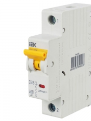 Выключатель автоматический модульный 1п C 25А 6кА ВА47-60M IEK MVA31-1-025-C MVA31-1-025-C