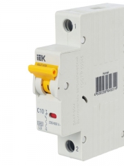 Выключатель автоматический модульный 1п C 10А 6кА ВА47-60M IEK MVA31-1-010-C MVA31-1-010-C