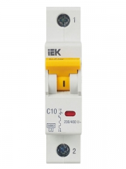 Выключатель автоматический модульный 1п C 10А 6кА ВА47-60M IEK MVA31-1-010-C MVA31-1-010-C