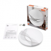 Светильник светодиодный PPB WAVE 32Вт 4000К IP20 D320х60 JazzWay 5024663 5024663