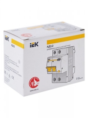Выключатель авт. дифф. тока 2п C 32А 30мА тип AC 4.5кА АД-12 3.5мод. IEK MAD10-2-032-C-030 MAD10-2-032-C-030