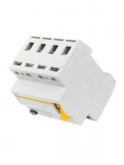 Выключатель дифф. тока (УЗО) 4п 40А 30мА тип AC ВД1-63 IEK MDV10-4-040-030 MDV10-4-040-030