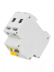 Выключатель авт. дифф. тока 2п (1P+N) C 16А 30мА тип A 6кА АВДТ-32 2мод. IEK MAD22-5-016-C-30 MAD22-5-016-C-30