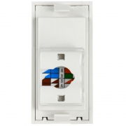 Механизм розетки информ. 1-м ПРАЙМЕР 1мод. RJ45 5еUTP IEK CKK-40D-RI1-K01 CKK-40D-RI1-K01