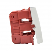 Выключатель 1-кл. 2мод. СП Праймер 10А IP20 ВКО-21-00-П бел. IEK CKK-40D-VO2-K01 CKK-40D-VO2-K01