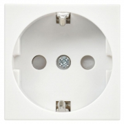 Розетка 1-м Праймер 2мод. 45х45 РКС-20-30-П с заземл. бел. IEK CKK-40D-RSZB2-K01-K CKK-40D-RSZB2-K01-K