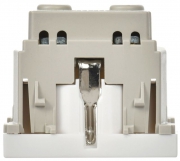 Розетка 1-м Праймер 2мод. 45х45 РКС-20-30-П с заземл. бел. IEK CKK-40D-RSZB2-K01-K CKK-40D-RSZB2-K01-K