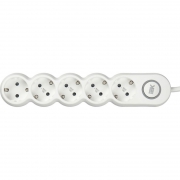 Удлинитель 5х1.5м с заземл. 16А 250В У05В UNO 2P+PE 3х1.5кв.мм IEK WYP53-16-05-D15-ZK WYP53-16-05-D15-ZK