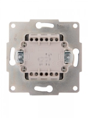 Механизм выключателя 2-кл. 1п СП Karina 10А IP20 с подсветкой крем. LEZARD 707-0388-112 707-0388-112