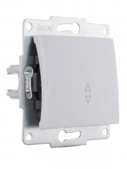 Механизм переключателя проходного 1-кл. 1п СП Karina 10А IP20 бел. LEZARD 707-0288-105 707-0288-105