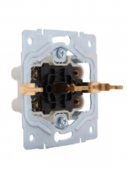 Розетка 2-м СП Karina с заземл. термопласт бел. LEZARD 707-0200-127B 707-0200-127B