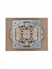 Розетка 2-м СП Karina с заземл. термопласт крем. LEZARD 707-0300-127B 707-0300-127B