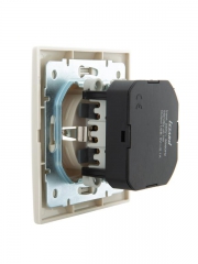 Розетка 1-м СП Mira 16А с заземл. + USB разъем крем. LEZARD 701-0303-181 701-0303-181