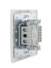 Выключатель 2-кл. СП Mira 10А IP20 с бел.вставкой бел. LEZARD 701-0202-101 701-0202-101