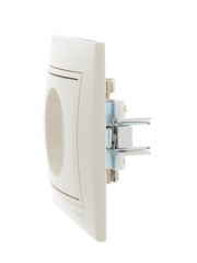 Розетка проходная TV СП Mira крем./крем. LEZARD 701-0303-129 701-0303-129