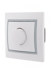 Светорегулятор СП 800Вт Mira бел./сер. LEZARD 701-0215-115 701-0215-115