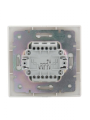 Выключатель 3-кл. СП Mira 10А IP20 с бел.вставкой бел. LEZARD 701-0202-109 701-0202-109