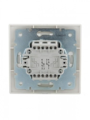 Переключатель проходной 2-кл. СП Mira 10А IP20 с бел.вставкой бел. LEZARD 701-0202-106 701-0202-106