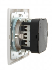 Розетка 1-м СП Mira 16А с заземл. + USB разъем бел. LEZARD 701-0202-181 701-0202-181