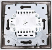 Рамка 4-м Mira горизонт. черн. бархат LEZARD 701-4200-149 701-4200-149