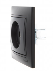 Розетка проходная TV СП Mira черн. бархат LEZARD 701-4242-129 701-4242-129