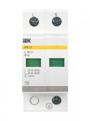 Ограничитель перенапряжения ОПС1-C 2P IEK MOP20-2-C MOP20-2-C