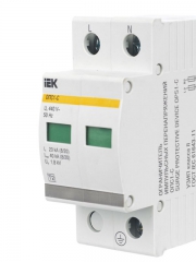 Ограничитель перенапряжения ОПС1-C 2P IEK MOP20-2-C MOP20-2-C
