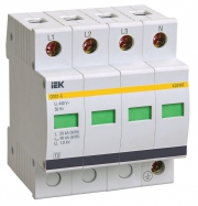 Ограничитель перенапряжения ОПС1-C 4P IEK MOP20-4-C MOP20-4-C