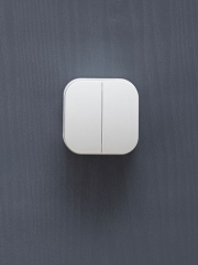 Выключатель 2-кл. ОП GLORY 10А ВС20-2-0-ХБ бел. IEK EVH20-K01-10 EVH20-K01-10