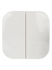 Выключатель 2-кл. ОП GLORY 10А ВС20-2-0-ХБ бел. IEK EVH20-K01-10 EVH20-K01-10