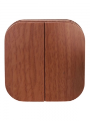 Выключатель 2-кл. ОП GLORY 10А ВС20-2-0-ХД дуб IEK EVH20-K24-10 EVH20-K24-10