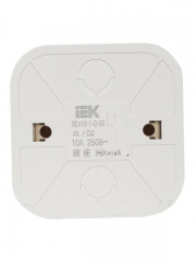 Переключатель проходной 1-кл. ОП GLORY 10А ВСп10-1-0-ХБ бел. IEK EVH12-K01-10 EVH12-K01-10