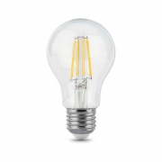 Лампа светодиодная филаментная Filament 8Вт A60 2700К тепл. бел. E27 740лм GAUSS 102802108 102802108