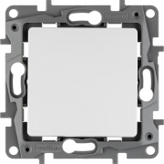 Механизм переключателя 1-кл. СП Etika 10А IP20 250В 10AX безвинт. зажимы бел. Leg 672205 672205