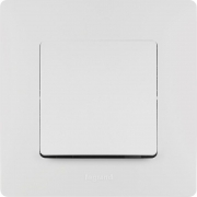 Механизм переключателя 1-кл. СП Etika 10А IP20 250В 10AX безвинт. зажимы бел. Leg 672205 672205