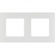 Рамка 2-м Etika бел. Leg 672502 672502