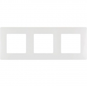 Рамка 3-м Etika бел. Leg 672503 672503