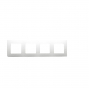 Рамка 4-м Etika бел. Leg 672504 672504