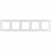 Рамка 5-м Etika бел. Leg 672505 672505