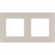 Рамка 2-м Etika сл. кость Leg 672512 672512