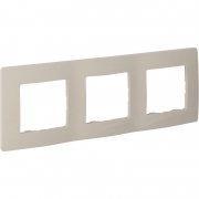 Рамка 3-м Etika сл. кость Leg 672513 672513