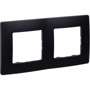 Рамка 2-м Etika антрацит Leg 672582 672582