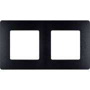 Рамка 2-м Etika антрацит Leg 672582 672582