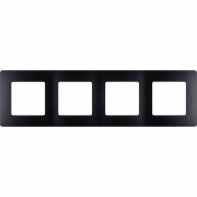 Рамка 4-м Etika антрацит Leg 672584 672584