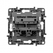 Выключатель 2-кл. СП Etika 10А IP20 250В 10AX авт. зажимы механизм алюм. Leg 672402 672402