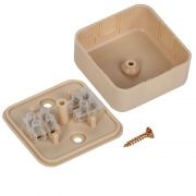 Коробка распаячная ОП 50х50х20 IP20 КМ41206-04 (4 клем. 3кв.мм) сосна ИЭК UKO10-050-050-020-K34 UKO10-050-050-020-K34