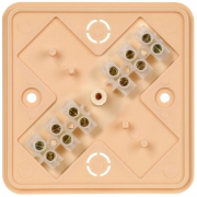 Коробка распаячная ОП 75х75х28 IP20 КМ41216-04 (6 клем. 6кв.мм) сосна ИЭК UKO10-075-075-028-K34 UKO10-075-075-028-K34