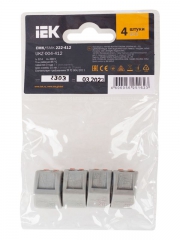 Клемма строительно-монтажная СМК 222-412 (уп.4шт) IEK UKZ-004-412 UKZ-004-412